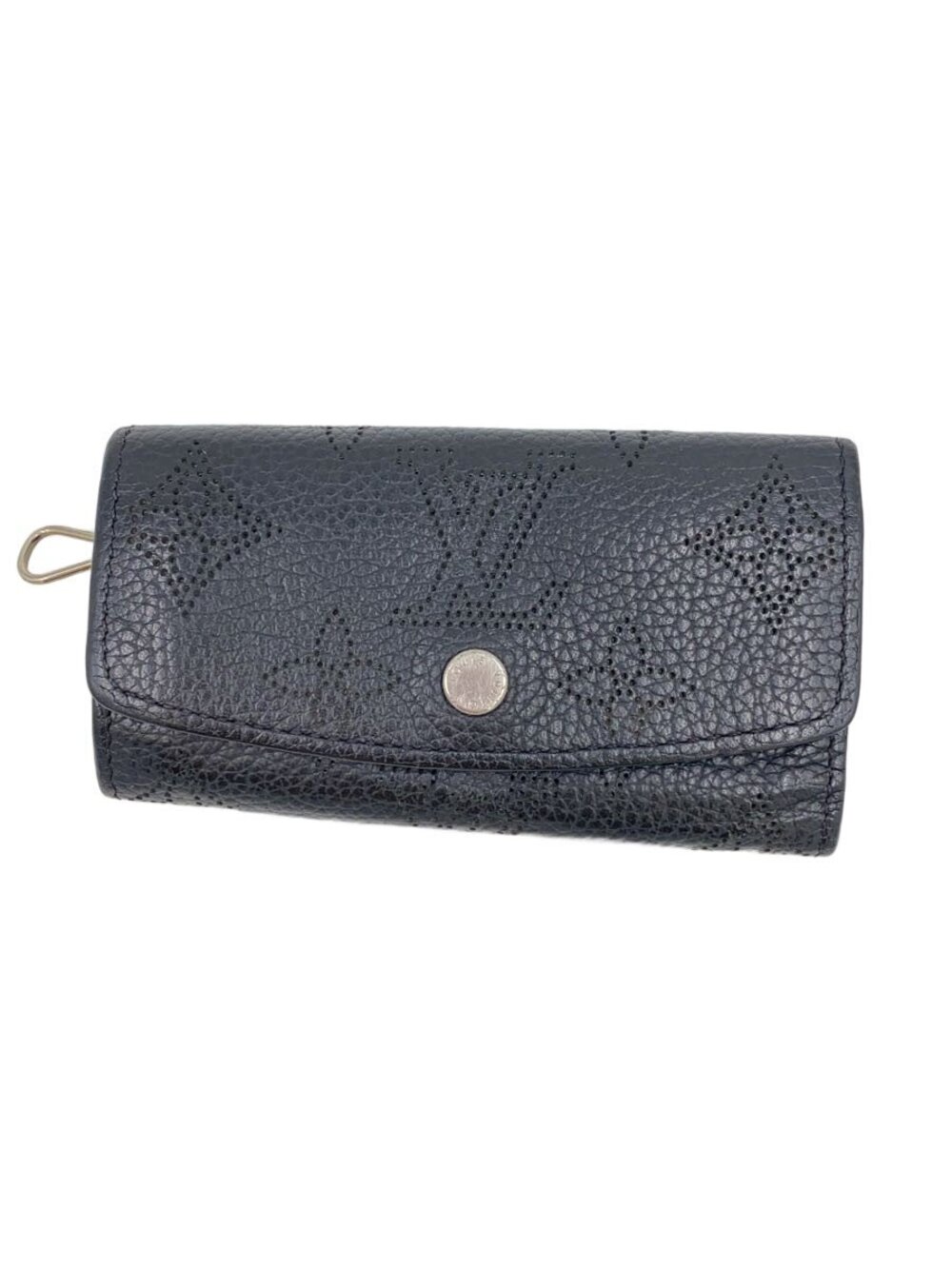 LOUIS VUITTON Multicles Mahina Leather Black Patterned Accessories